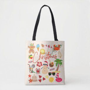 Bolsa Tote Natal Tropical