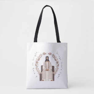 Bolsa Tote Natal Um rei tão brilhante Jesus Neutros