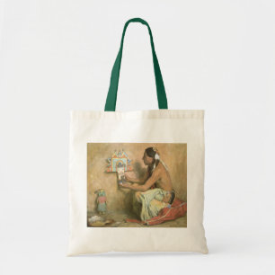 Bolsa Tote Nativos Americanos antigos, Hopi Katchina por Cous
