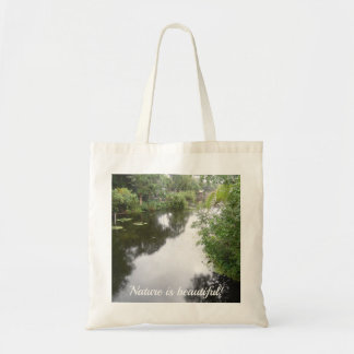 Bolsa Tote Nature is Beautiful: Pond theme