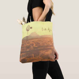 Bolsa Tote Nature Mountain South Africa ZA Wind Pump