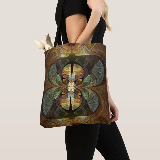 Bolsa Tote Natures Matrix Bumble Bee Abstrato (Close Up)