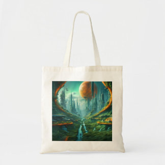 Bolsa Tote Natureza da alienígena e Arte Científica Surreal d