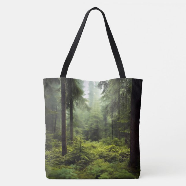 Bolsa Tote Natureza da Floresta Esmagadora (Verso)