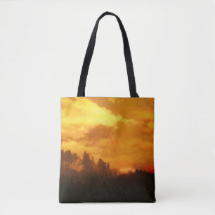 BOLSA TOTE NATUREZA MANHÃ NASCER DO SOL