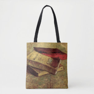 Bolsa Tote Natureza-morta com Três Livros de Vincent van Gogh
