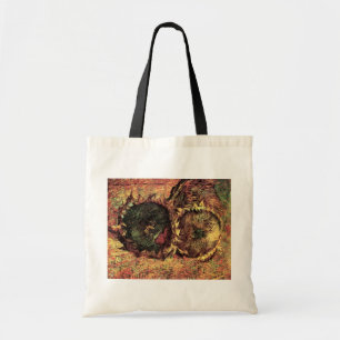 Bolsa Tote Natureza Morta Dois Girassóis Cortados por Vincent