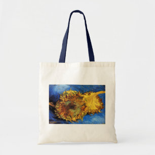 Bolsa Tote Natureza Morta Dois Girassóis Cortados por Vincent