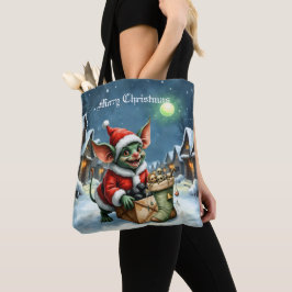 Bolsa Tote Naughty List Delivery: The Goblin Clause Chronicle