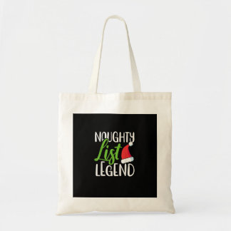 Bolsa Tote Naughty Nice Holiday List Funny Seasonal Humor