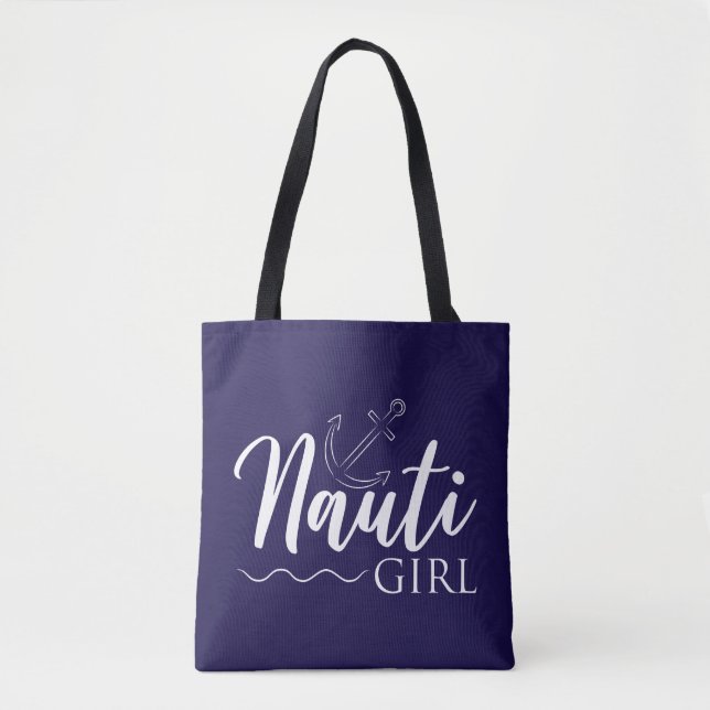 Bolsa Tote Nauti Girl! Nautical (Frente)