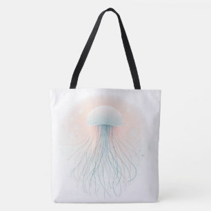 Bolsa Tote náutica/praia/águas-vivas costeiras