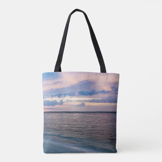 Bolsa Tote Navarre Papais noeis Rosa Sunset (Verso)