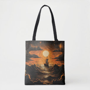 Bolsa Tote Navegação à noite
