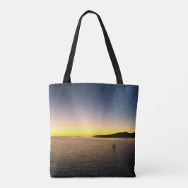 Bolsa Tote Navegação até o Horizon Sunset Photoographic Bag
