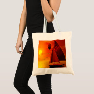 Bolsa Tote Navegação no Sunset Large Totob Bag