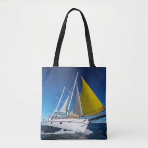 Bolsa Tote Navigação do oceano em um iate