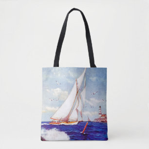Bolsa Tote Navigação pelo farol por Albert B. Marca