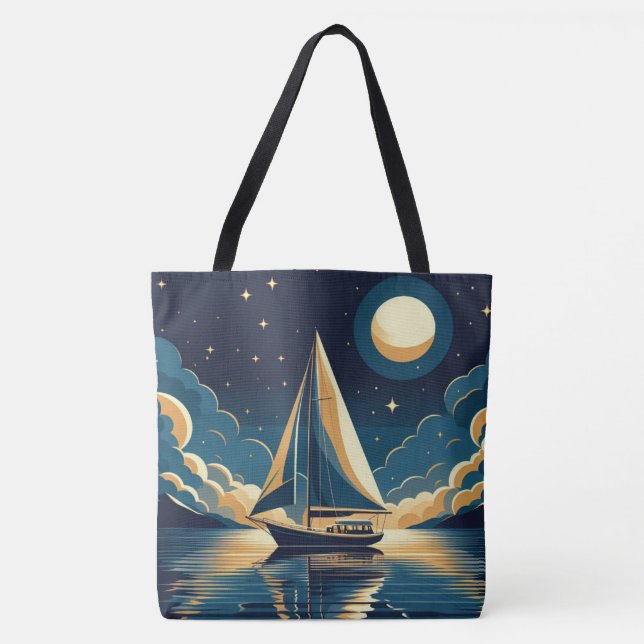 Bolsa Tote Navio à noite (Frente)