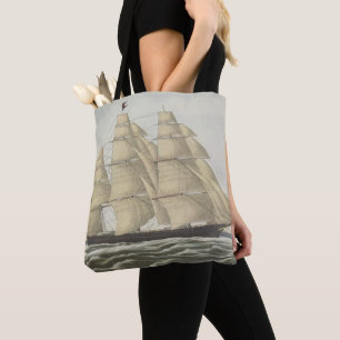 Bolsa Tote Navio de tosquiadeira, nuvem de voo