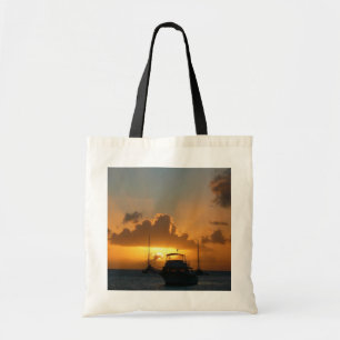 Bolsa Tote Navios e paisagens tropicais solares