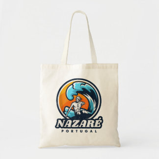 Bolsa Tote Nazare Portugal Surfing Competition Vintage Surf S