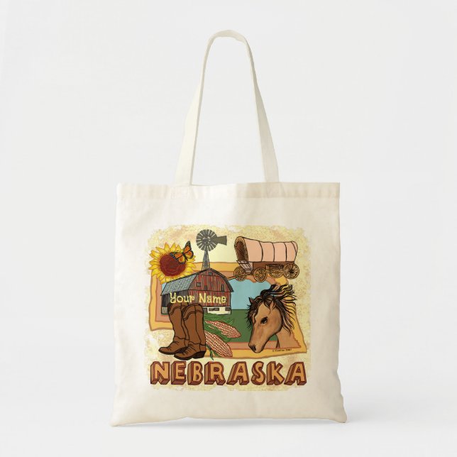 Bolsa Tote Nebraska (Frente)