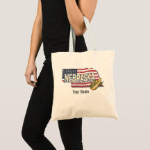 Nebraska Estados Unidos Retro State Map Vintage EU