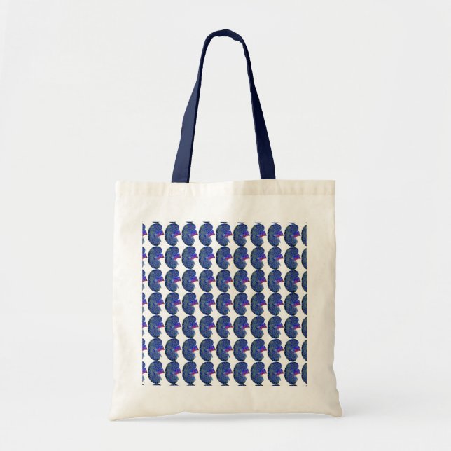 Bolsa Tote Nefrologia Rim Design Mosaico (Frente)