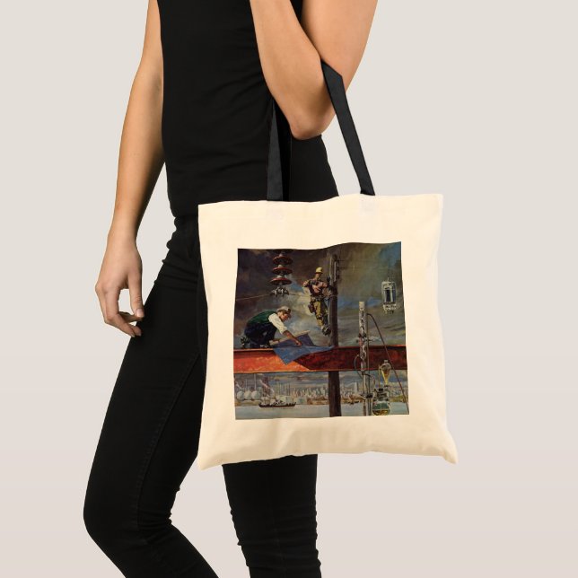 Bolsa Tote Negócios Vintage, Arquitetos e Construção (Frente (produto))
