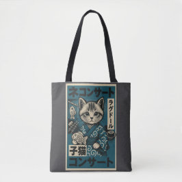 Bolsa Tote Neko Noodle Noights