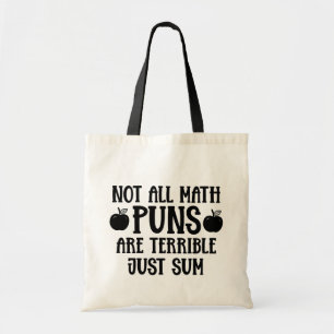Bolsa Tote Nem Todos Os Trocadilhos De Matemática São Diverti