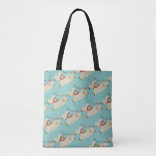 Bolsa Tote Nenhum azul de ProbLlama