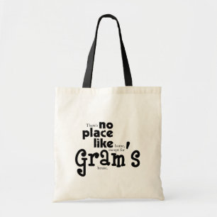 Bolsa Tote Nenhum lugar gosta do saco do grama