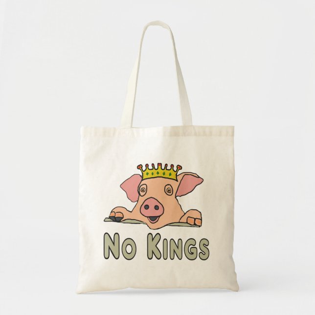 Bolsa Tote Nenhum Rei (Frente)
