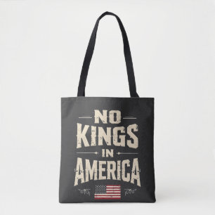 Bolsa Tote Nenhum rei na América trava humor político