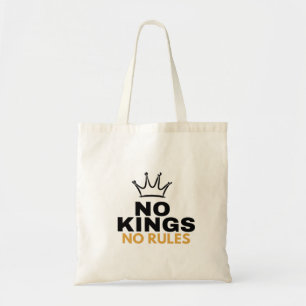 Bolsa Tote Nenhum Rei Sem Regras Design Gráfico de Coroa Mini