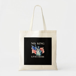 Bolsa Tote Nenhum Rei Vive na Bandeira da Liberdade Patriótic