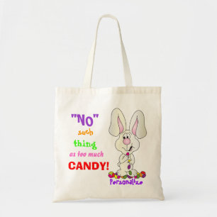 Bolsa Tote Nenhuma coisa como demasiada páscoa dos doces