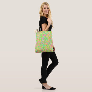 Bolsa Tote Neon Acid Trip Marble 