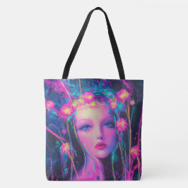 Bolsa Tote Neon Alienígena Goddese