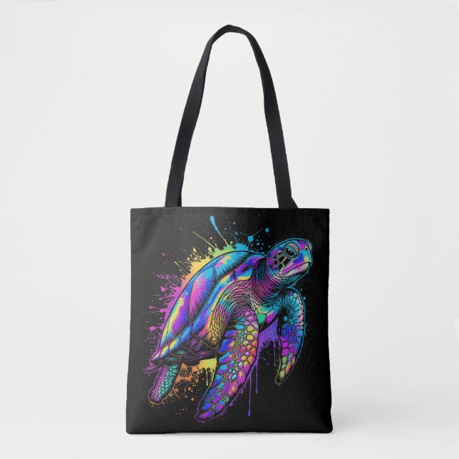 Bolsa Tote Neon Drift (Frente)