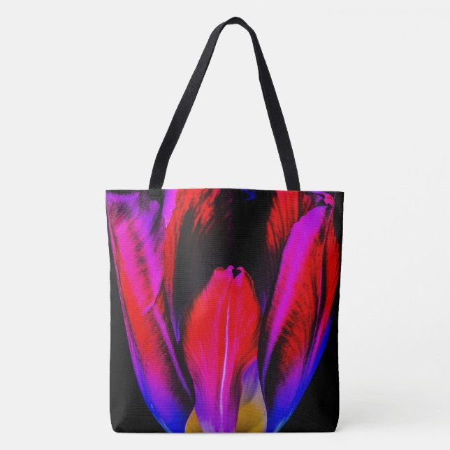 Bolsa Tote Neon Glow Tulip (Frente)