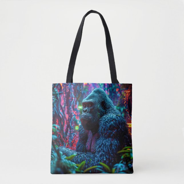 Bolsa Tote Neon Gorilla (Frente)