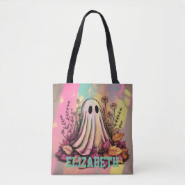 Bolsa Tote Neon Halloween Ghost, Halloween Ghost, Halloween,