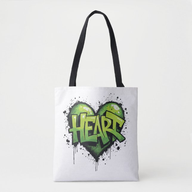 Bolsa Tote Neon Heartbeat (Frente)