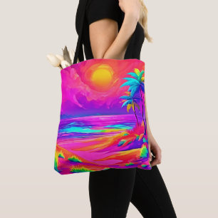 Bolsa Tote Neon Sun e Beach Bliss
