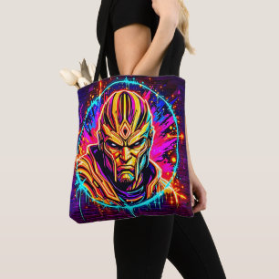 Bolsa Tote Neon Warrior Power Art