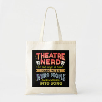 Bolsa Tote Nerd de Teatro, Atriz Engraçado de Ator da Broadwa
