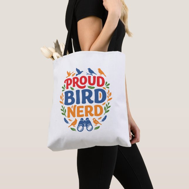 BOLSA TOTE NERD DOS PÁSSAROS ORGULHOSO (Close Up)